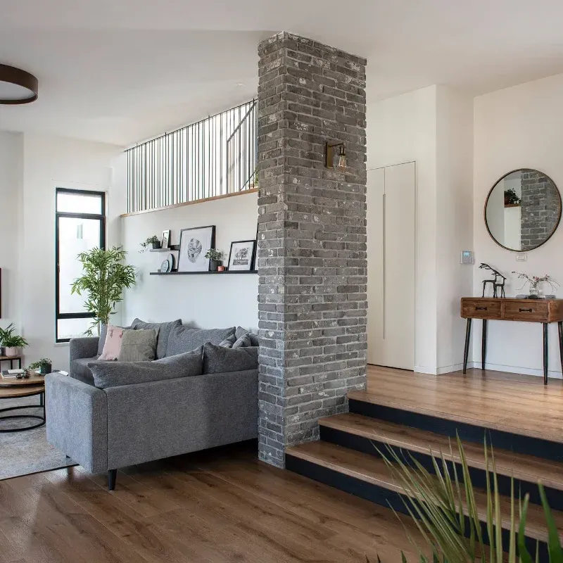 Full home renovation with modern design and open concept living area