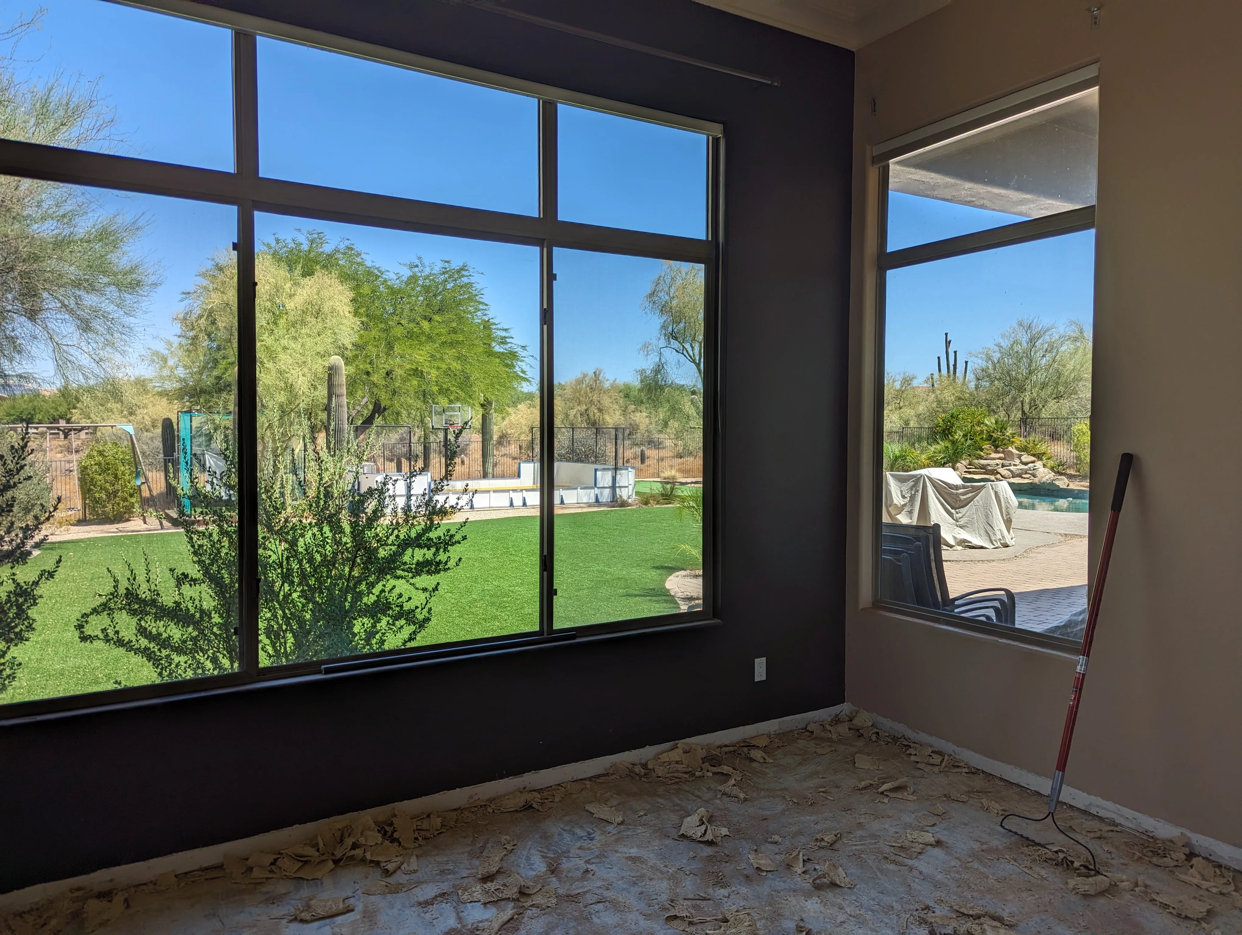 Ongoing home renovation in Saguaro Highlands, Scottsdale, AZ