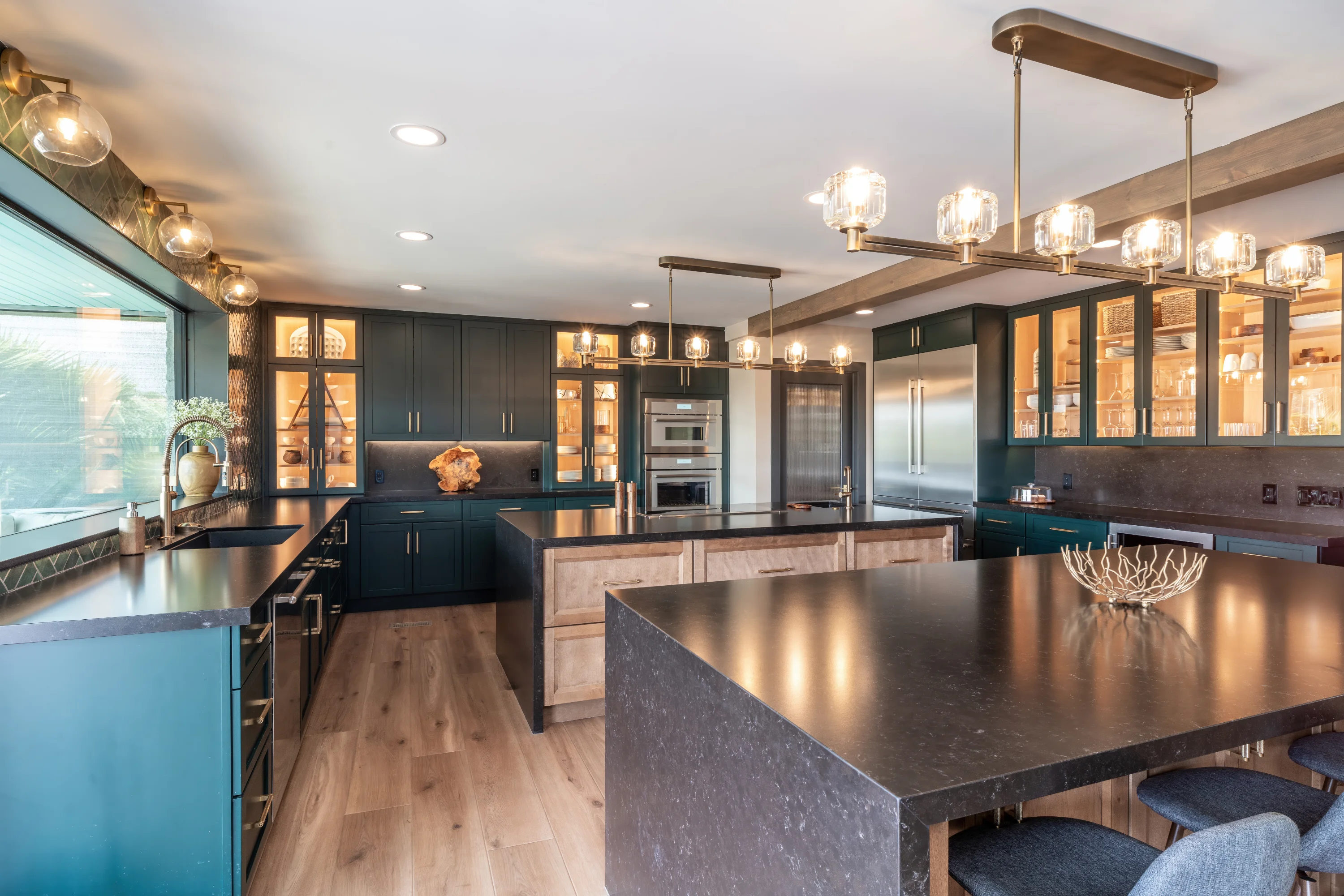 Overview of the remodeled kitchen