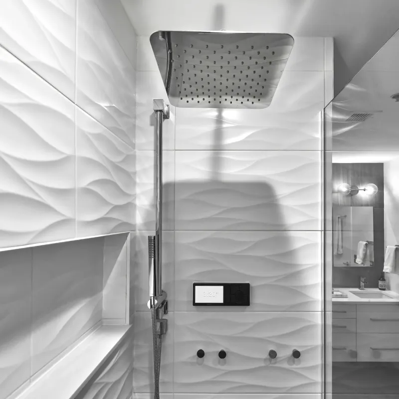 Modern Gray Bathrooms