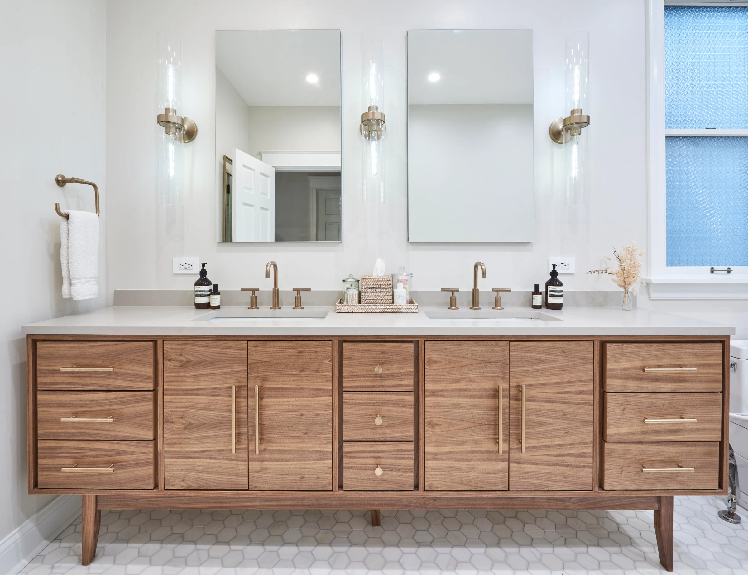 Draftwood Design double vanity